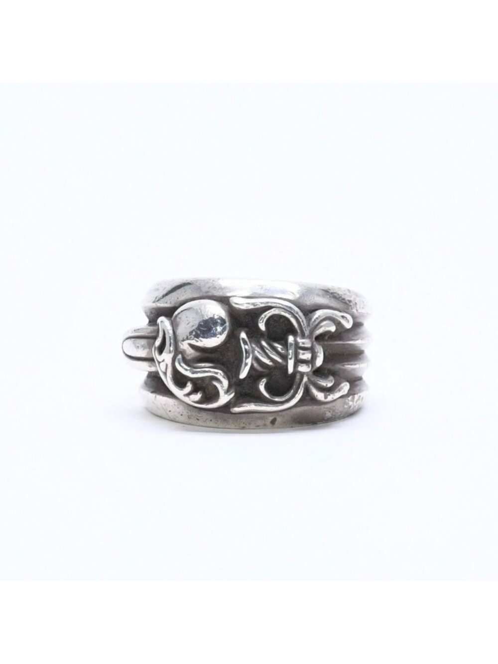 Chrome Hearts Dagger Heart Ring Weight 925 Sterling Silver